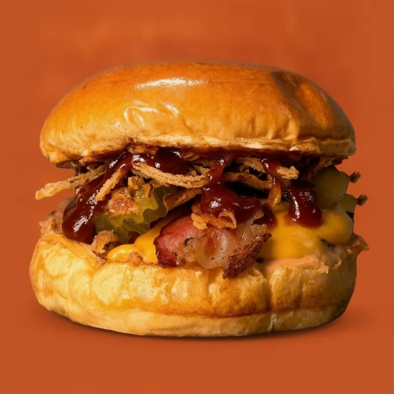 DIP Texas: cheddar, bacon, cebola crispy e molho barbecue