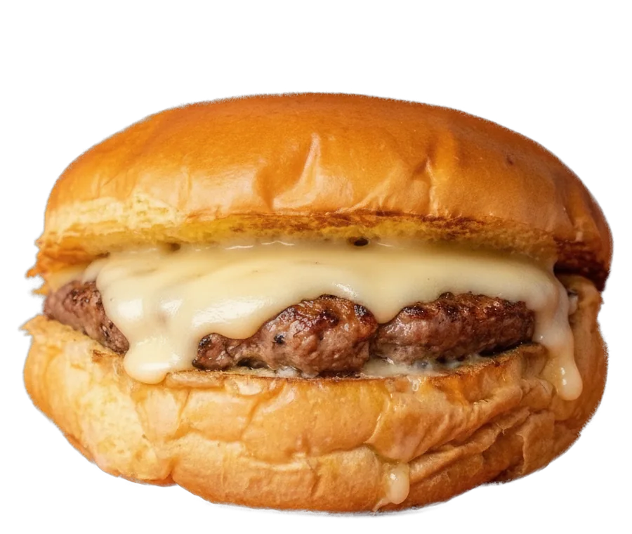 DIP Burguer: hambúrguer com muçarela derretida no pão tostado