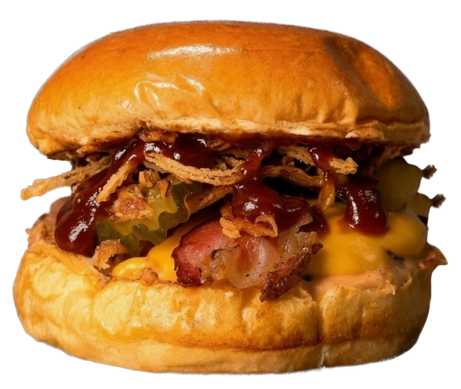 DIP Texas: cheddar, bacon, cebola crispy e molho barbecue